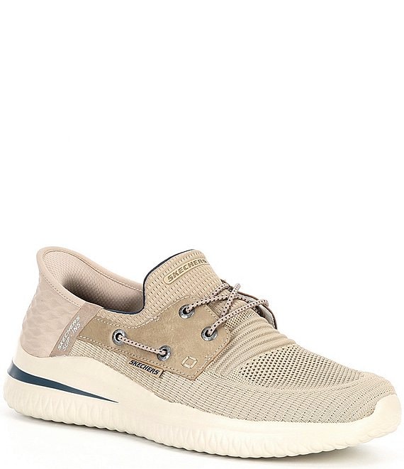 Color:Taupe - Image 1 - Men's Delson 3.0 Roth Washable Knit Slip-Ins