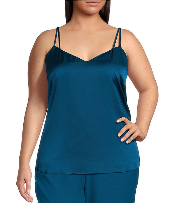 Buy Plus Size Sleeveless Tops - Blue Bungalow Australia - Blue