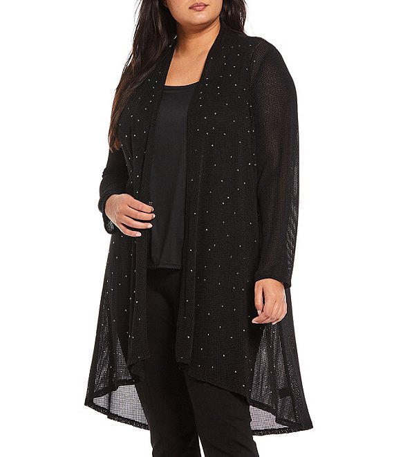 dillards plus size coats