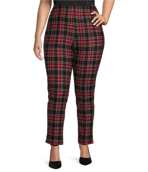 Ankle on sale plaid pants