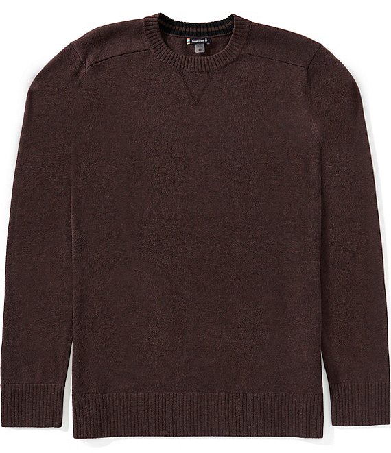 SmartWool Sparwood Jersey Knit Merino Wool Sweater, Mink Heather - Image 1