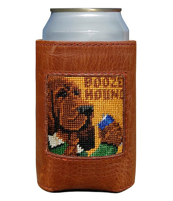 Smathers & Branson Needlepoint Hound Can Cooler
