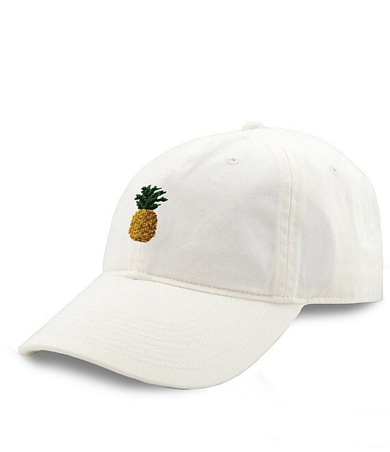 Smathers & Branson Needlepoint Pineapple Baseball Cap | Dillard's