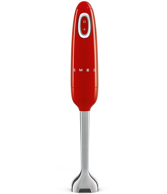  Smeg Red 50's Retro Hand Blender with Accessories