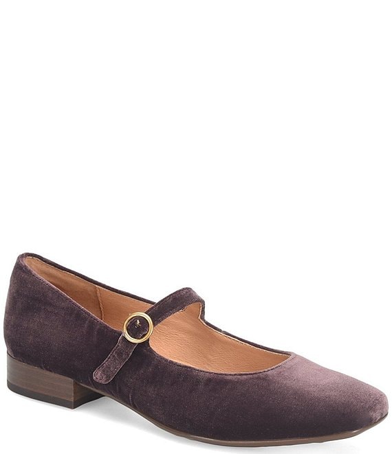 Sofft Elsey Velvet Mary Jane Flats | Dillard's