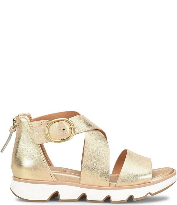 Sofft Mackenna Leather Ankle Strap Sandals | Dillard's