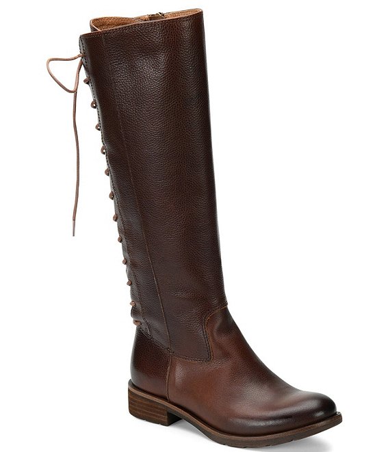 women's lace up back tall boots