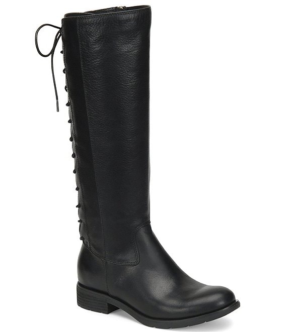 Sofft Sharnell II Leather Lace-Up Waterproof Tall Boots | Dillard's