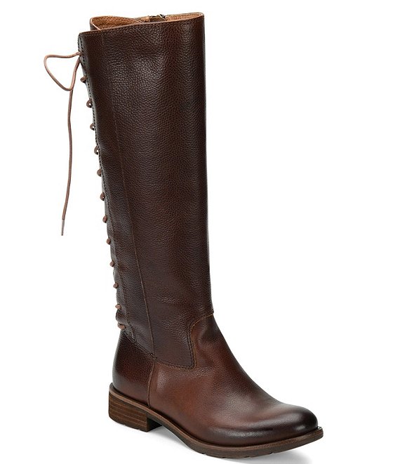 Color:Whiskey - Image 1 - Sharnell II Leather Lace-Up Waterproof Cold Weather Tall Boots