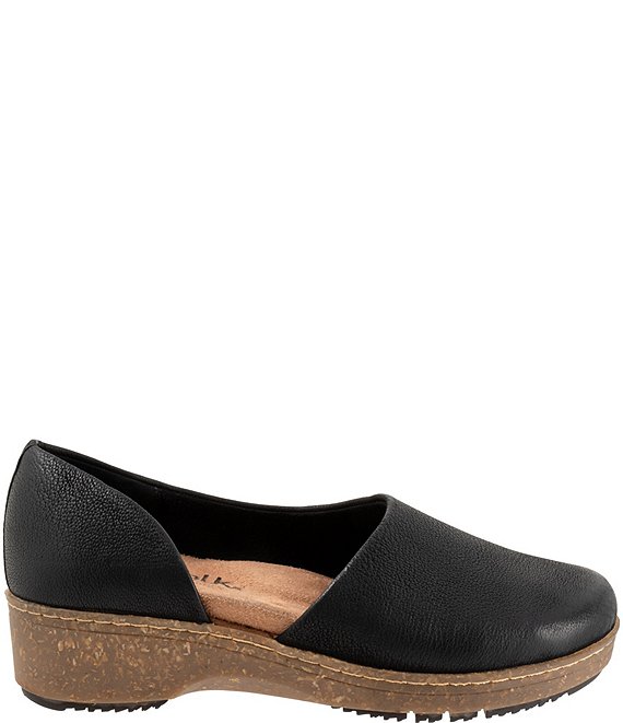 SoftWalk Addie Nubuck Suede d'Orsay Clogs | Dillard's