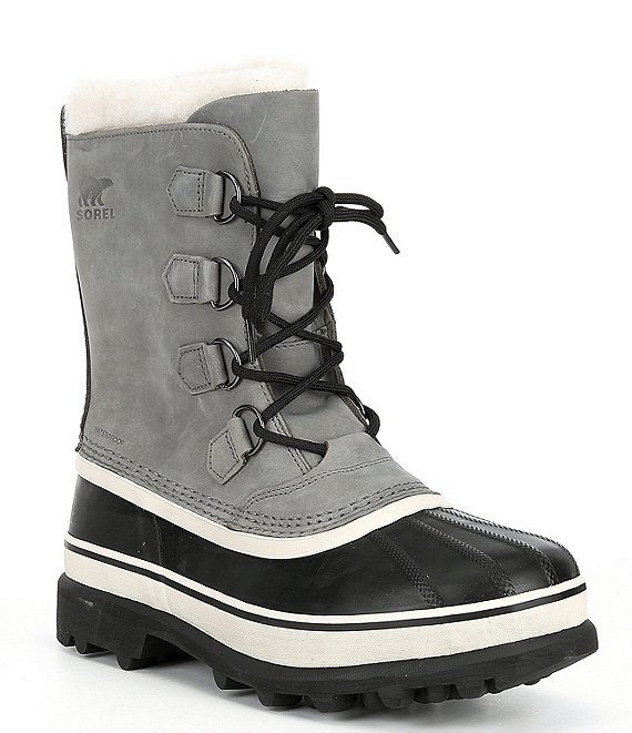 Sorel Caribou Lace-Up Mid Waterproof Nubuck Cold Weather Boots | Dillard's