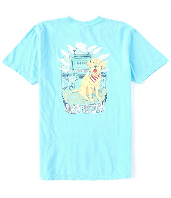 Southern Fried Cotton Men's Summer Days Short-Sleeve Pocket Graphic Tee