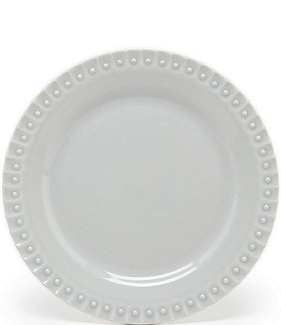 Color:White - Image 1 - Alexa Stoneware Salad Plate