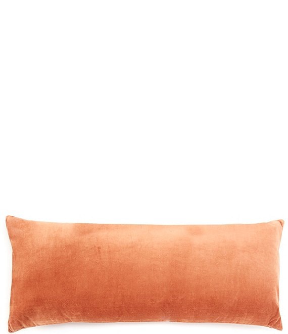 Leather on sale bolster cushion