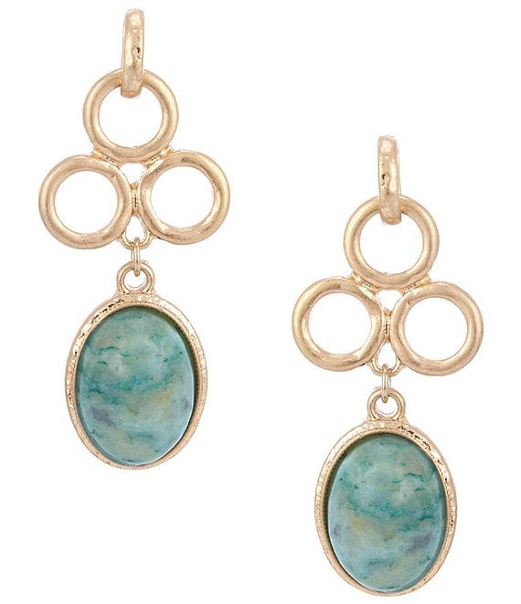 Southern Living Circle Drop Earrings
