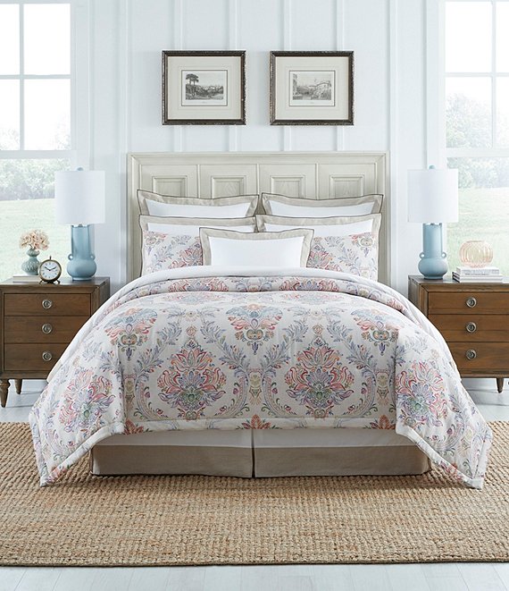 New Southern Living Somerset Full 2024 Queen Mini Duvet Set - Retail $429- Farmhouse