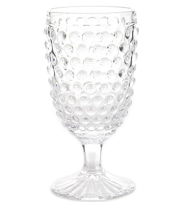 Color:Clear - Image 1 - Hobnail Glass Goblet