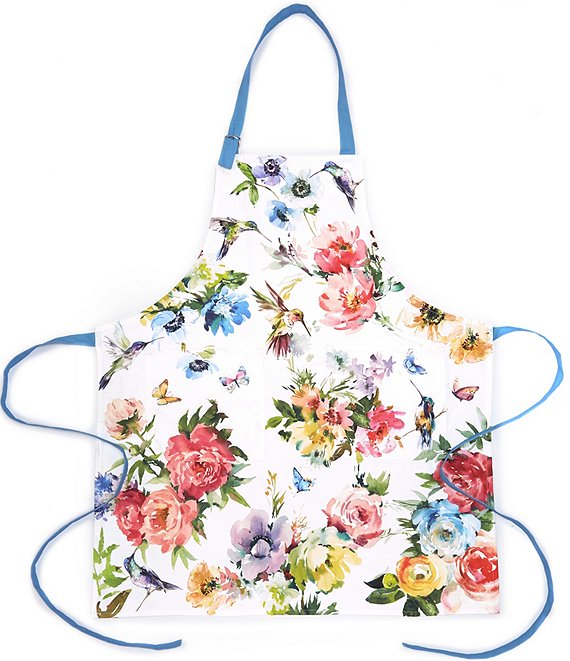 Southern Living Hummingbird Spring Floral Apron | Dillard's