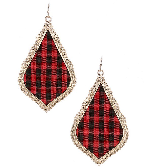 Red Plaid Earrings – Pink Magnolia Boutique LLC