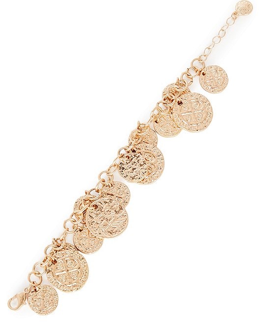 Southern Living Shaky Coin Line Bracelet