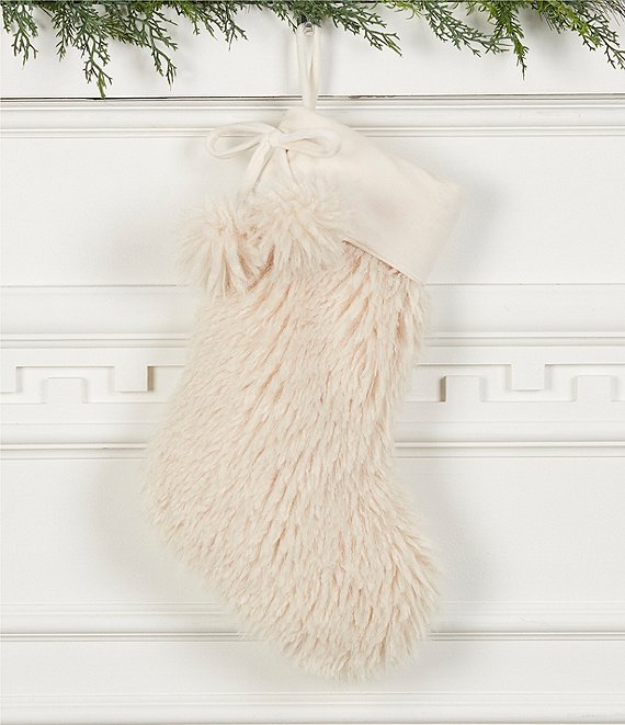 The Holiday Aisle® Sherpa Fabric Stocking & Reviews