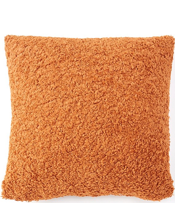 Color:Adobe - Image 1 - Simplicity Collection Boucle Square Pillow