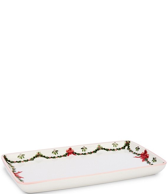Southern Living Sweet Christmas Collection Rectangular Tidbit Platter