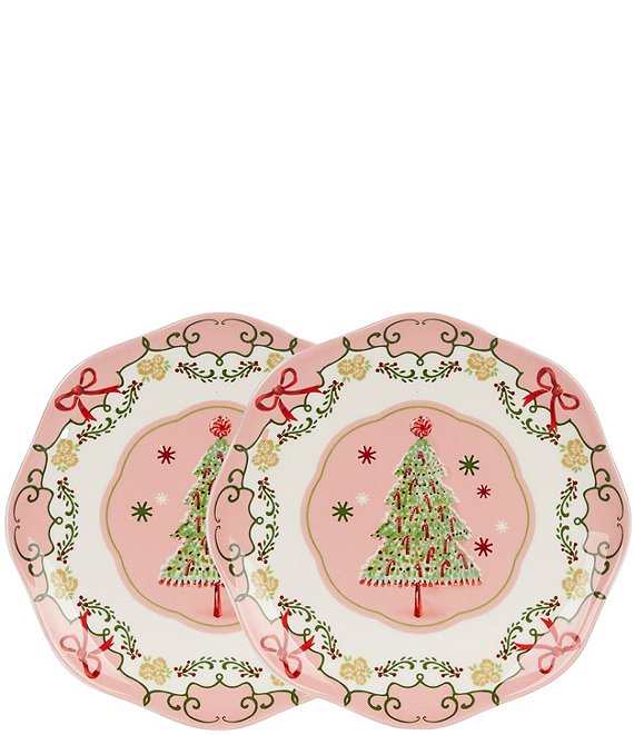 Christmas accent plates best sale