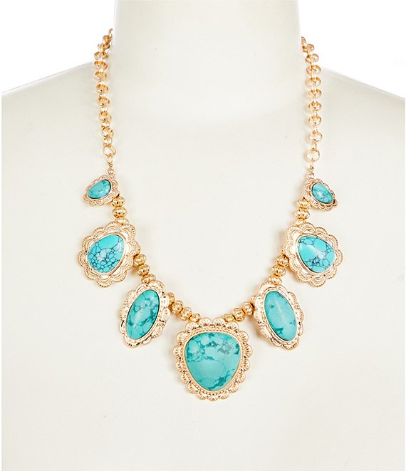 Southern Living Turquoise Statement Necklace