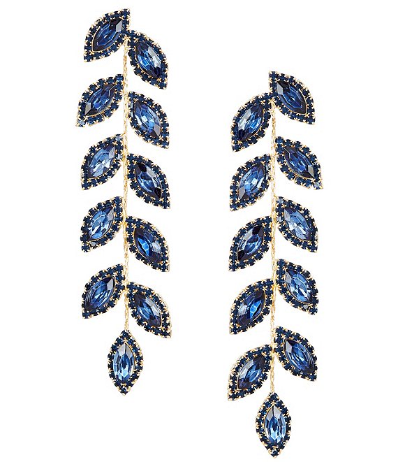 Southern Living x Borrowed & Blue Rhinestone Marquis Linear Earrings