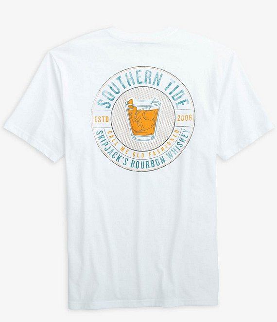 Southern Tide Call Me Old Fashioned Short Sleeve T-Shirt | Dillard's