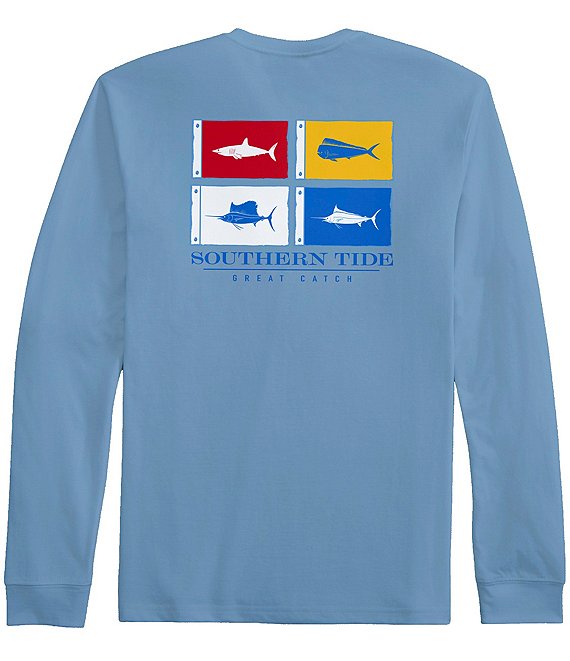 Southern Tide Catch Flags Long Sleeve T-Shirt