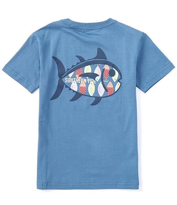 Southern Tide LittleBig Boys 4-16 Short Sleeve Lure Fill Graphic T-Shirt - S