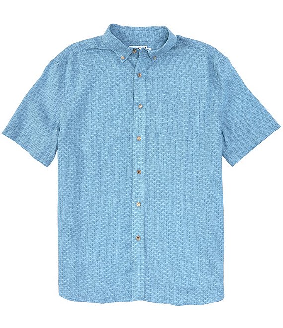 Southern Tide Roundtrip Print Short-Sleeve Woven Shirt