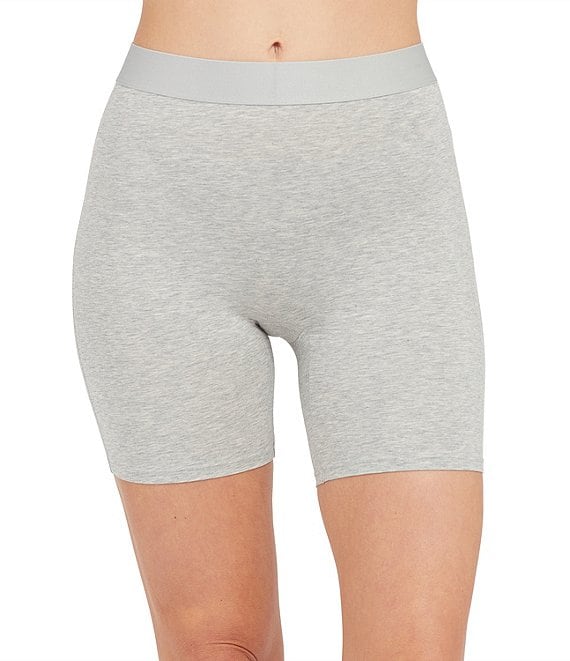 Color:Heather Grey - Image 1 - Cotton Control High Rise Pull-On Shorts