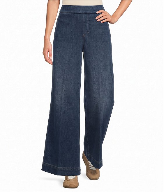 Spanx Denim-ish Wide Leg Pants