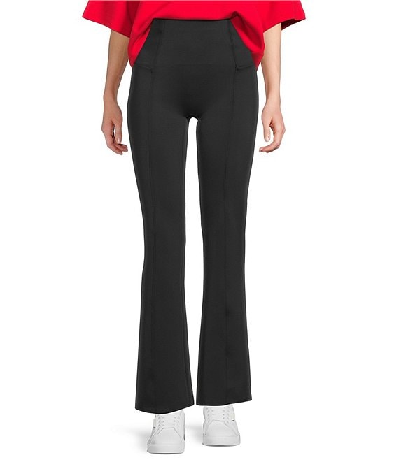 Spanx Dressy Micro Flare Pull On Leggings, Classic Black - Image 1
