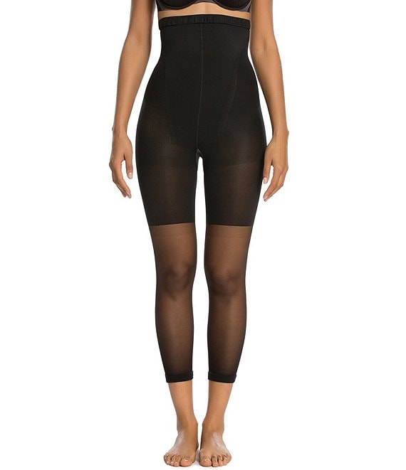 Buy SPANX® High Waisted Thigh Shaping Black Tights from Next USA