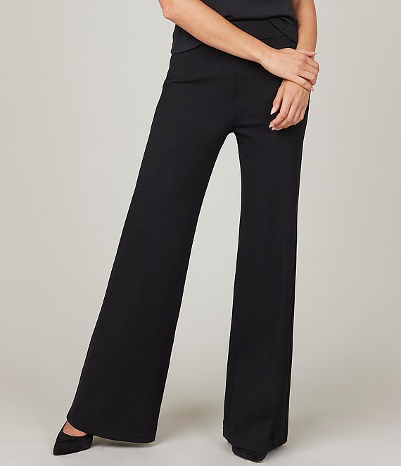 Spanx Women's Flare Jeans Wide, black : : Fashion