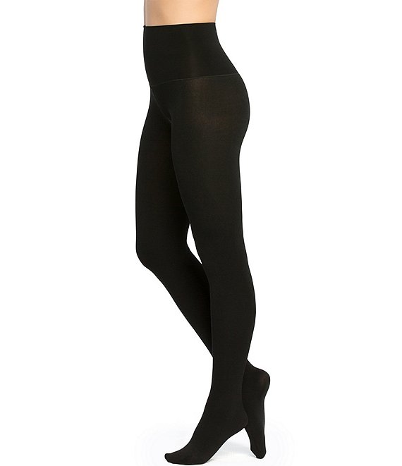 Spanx Shaping Tights Size a Reversible Black Bittersweet 005B
