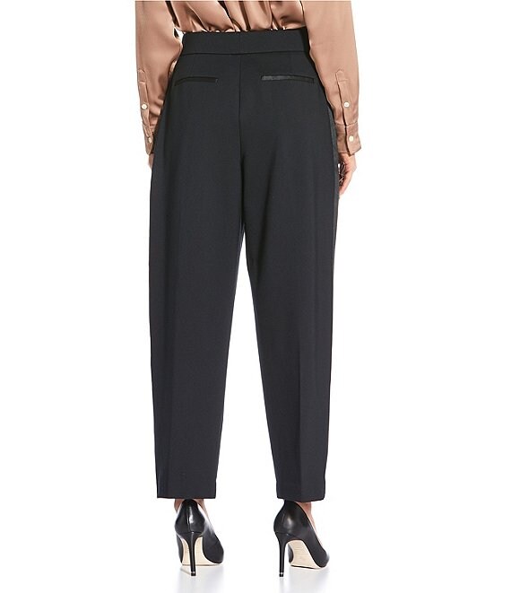 Spanx Ponte Pleated Straight Leg Tux Trouser Pants | Dillard's