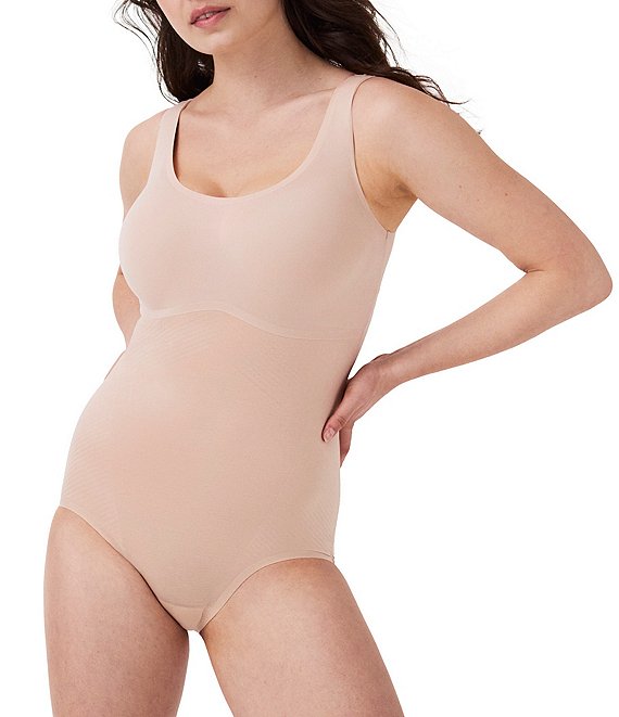 Assets by Spanx Women's Smoothing Bodysuit - White S