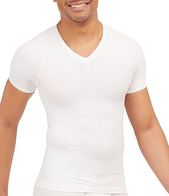 Compression Shirt V-Neck White