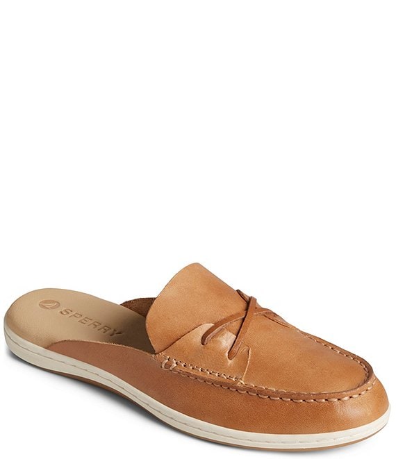 Sperry Mulefish Leather Boat Mules Dillard s