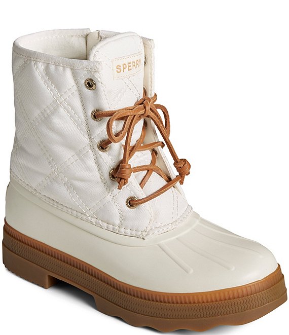 Sperry saltwater quilted boots on sale