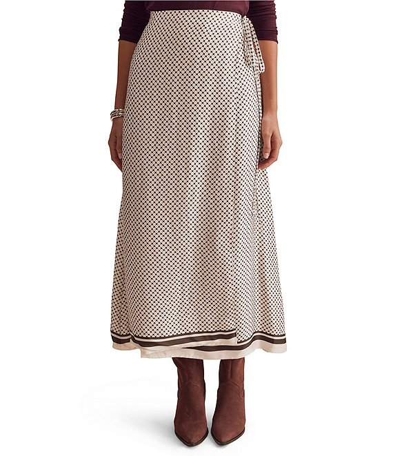 Splendid Cyrus Tie Side Skirt