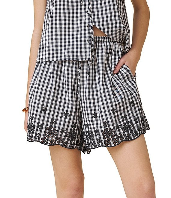 Splendid Gigi Gingham Shorts
