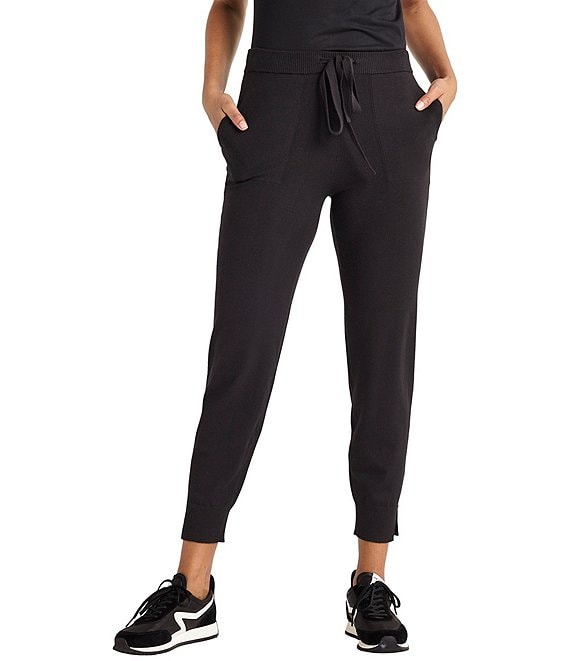 YUMMY SWEATER CO. Women's Large L Black Jogger Sweatpants Pants