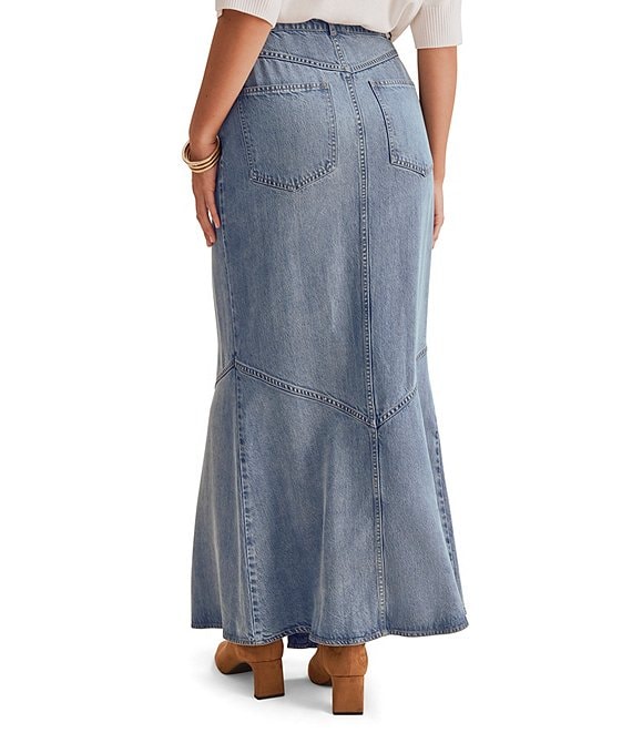 Splendid Lounge Denim Maxi Skirt | Dillard's