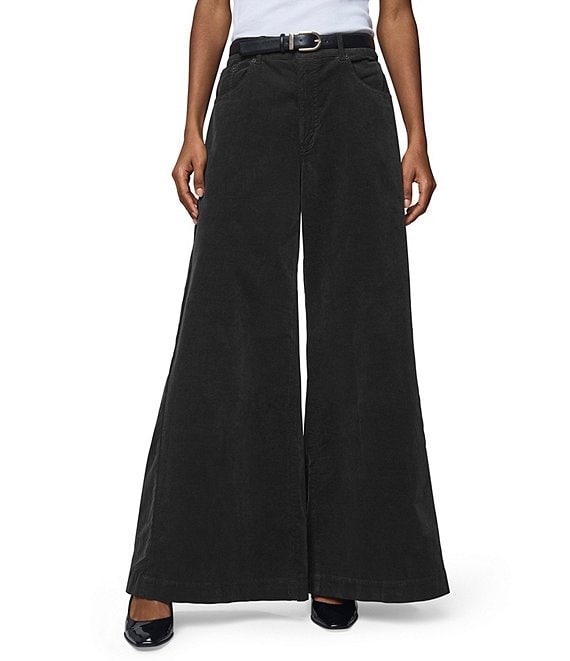 Splendid Monroe Corduroy Mid Rise Wide Leg Pants